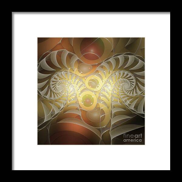 Aries Framed Print featuring the digital art The Sign of Aries by Klara Acel