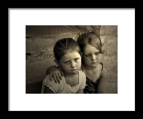 Sisters Framed Print featuring the photograph The Sisters by Julie Dant