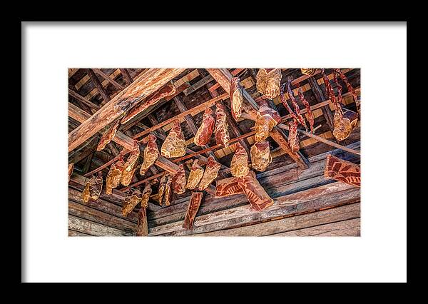 Alternatively Framed Print featuring the photograph The Smokehouse by Traveler's Pics