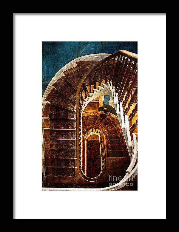 Staircase Framed Print featuring the photograph The Staircase by Arlene Carmel