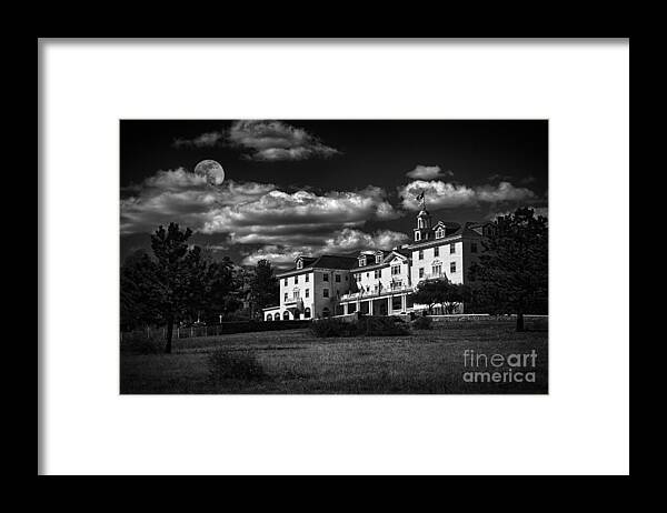 The Stanley Hotel Framed Print featuring the photograph The Stanley Hotel by Priscilla Burgers