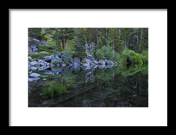 Water Framed Print featuring the photograph The Stillness of Dawn by Sean Sarsfield