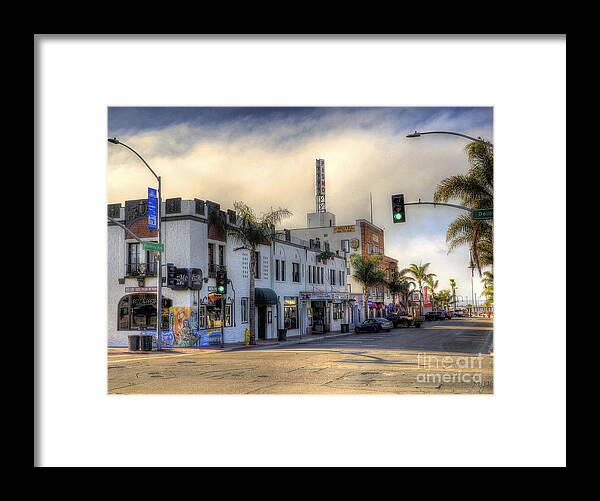 Pismo Beach Framed Print featuring the photograph The Streets of Pismo Beach by Mathias 