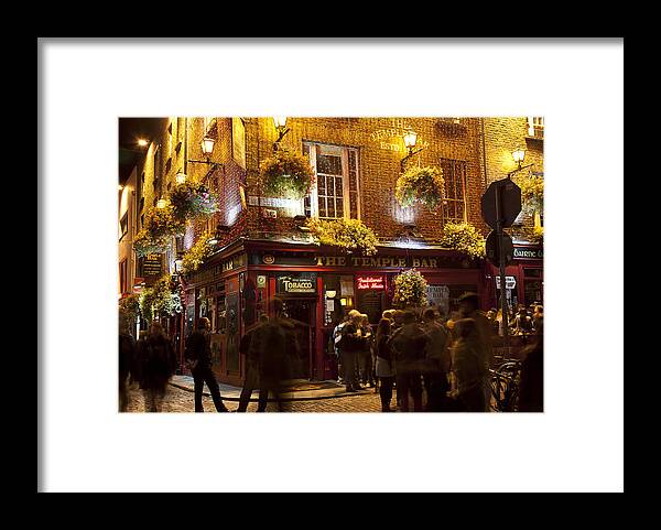 Dublin Framed Print featuring the photograph The Temple Bar by Laura Tucker