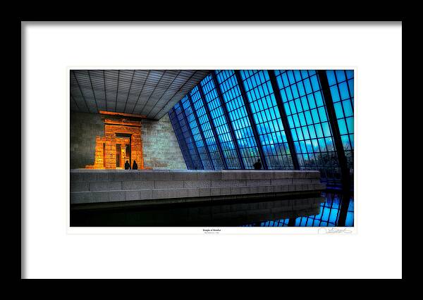 Nyc Framed Print featuring the photograph The Temple of Dendur by Lar Matre