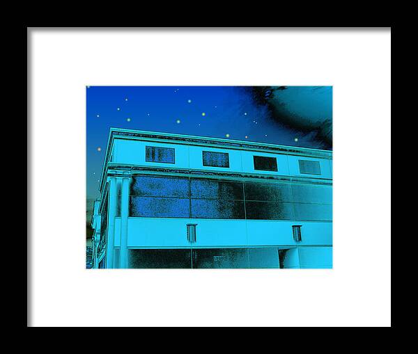 Photo-manipulation Framed Print featuring the digital art The Third Window by Wendy J St Christopher