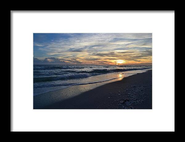 Ocean Framed Print featuring the photograph The Touch of the Sea by Melanie Moraga