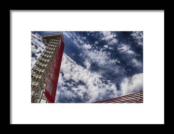 Motorcycle Framed Print featuring the photograph The Tower by Douglas Barnard
