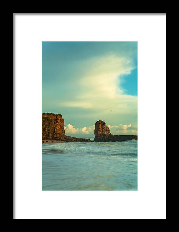 Landscape Framed Print featuring the photograph The Towers by Jonathan Nguyen