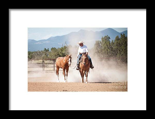 Training Framed Print featuring the photograph The Training by Sherry Davis