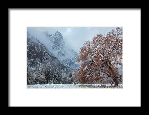 Landscape Framed Print featuring the photograph The Two Seasons by Jonathan Nguyen