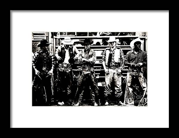 Rodeo Framed Print featuring the photograph The Usual Suspects by Lincoln Rogers