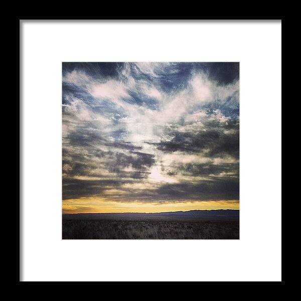  Framed Print featuring the photograph The Vast Openness Of New Mexico by Kathleen Messmer