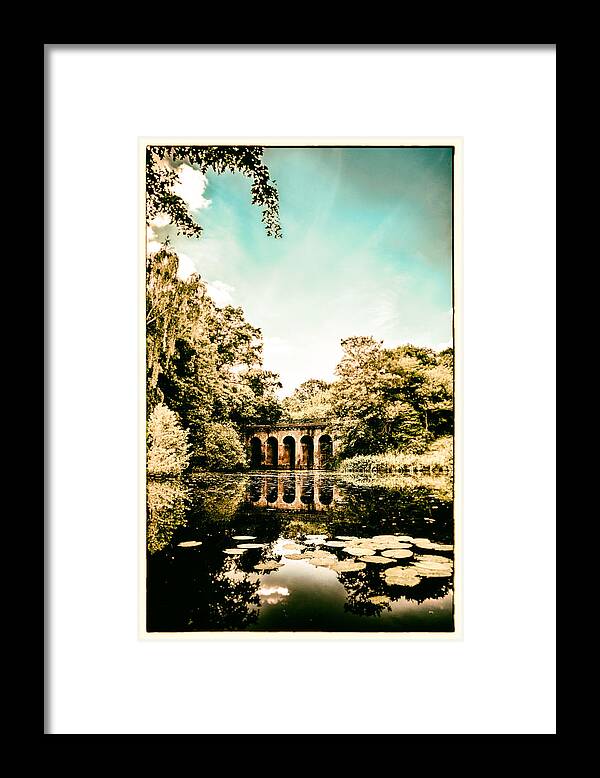 Hampstead Framed Print featuring the photograph The Viaduct Pond Hampstead Health by Lenny Carter