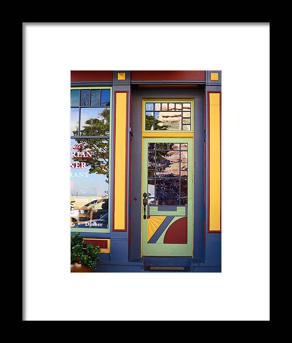 Doors Framed Print featuring the photograph The Victorian Diner by Rick Locke - Out of the Corner of My Eye