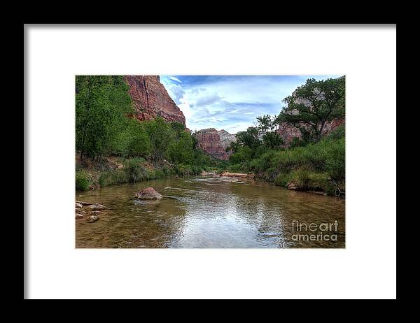 Virgin Framed Print featuring the photograph The Virgin River by Eddie Yerkish