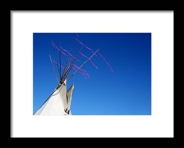 American Indian Framed Print featuring the photograph The Way The Wind Blows by Joe Kozlowski