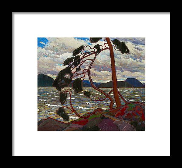 Tom Thomson Framed Print featuring the painting The West Wind by Tom Thomson