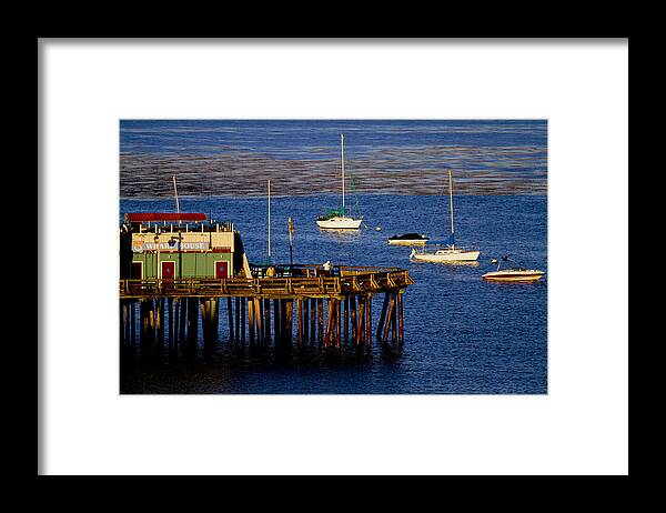 Wharf Framed Print featuring the photograph The Wharf by Tom Kelly