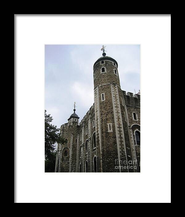 White Tower Framed Print featuring the photograph The White Tower by Denise Railey