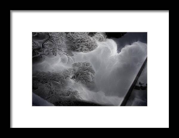 Zen Framed Print featuring the digital art The white tree by Bruce Rolff
