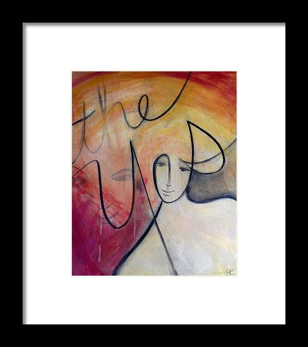 Art Framed Print featuring the painting The Yes by Anna Elkins