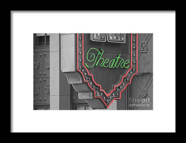 Theater Framed Print featuring the photograph Theatre by Dan Holm