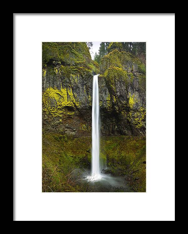 Columbia River Gorge Framed Print featuring the photograph They Call Her Elowah by Jon Ares