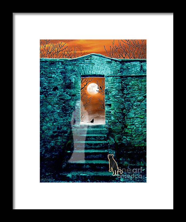 Threshold Framed Print featuring the digital art Threshold by Cristophers Dream Artistry