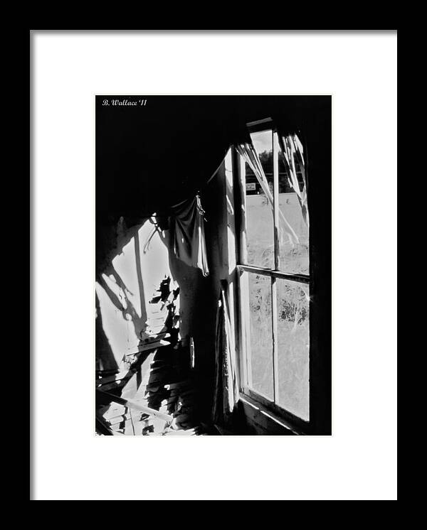 2d Framed Print featuring the photograph Through Yonder Window by Brian Wallace