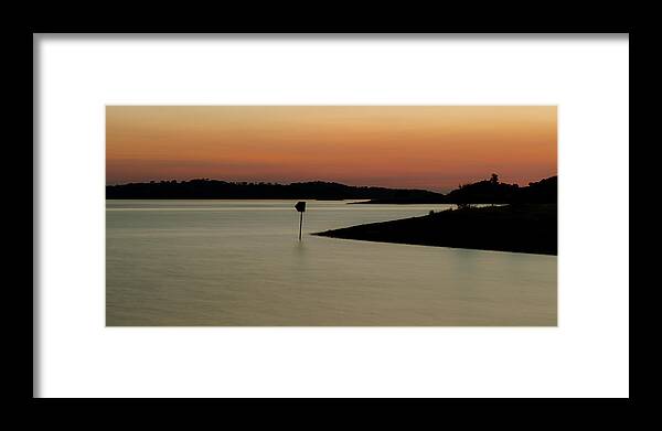 Lake Framed Print featuring the photograph The Lake After Sunset by Alexandre Martins