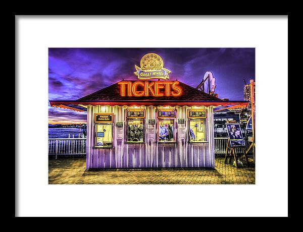 Tickets Framed Print featuring the photograph Tickets Anyone by Spencer McDonald