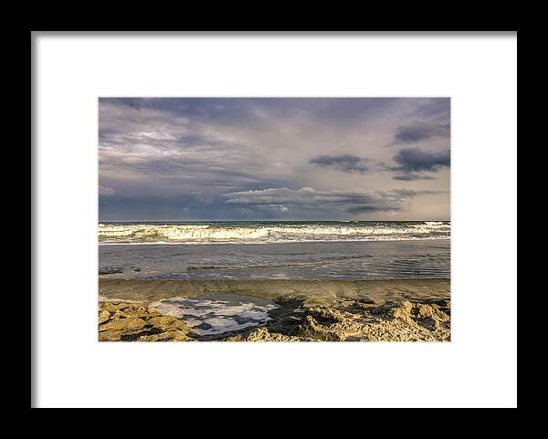 America Framed Print featuring the photograph Tidal Pool by Traveler's Pics