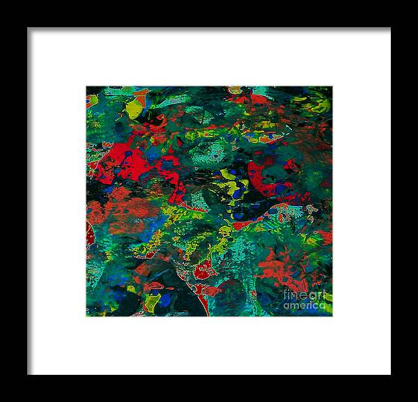 Tide Pool Framed Print featuring the painting Tide Pool by Jacqueline McReynolds