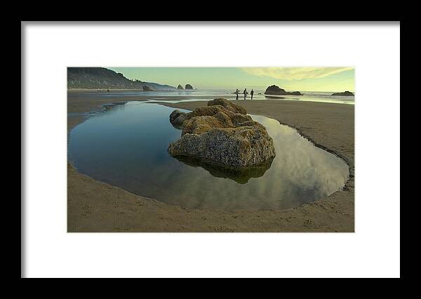 Landscape Framed Print featuring the photograph Tidepool Monolith by Arthur Fix