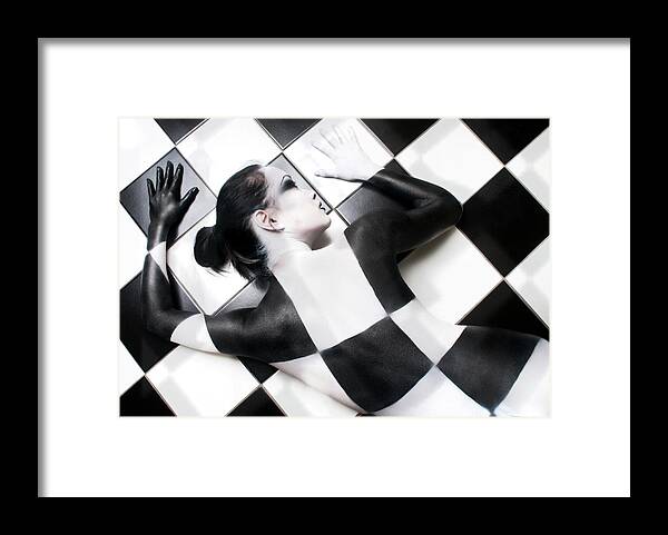 Chess Framed Print featuring the photograph Tile Tales Iv by 