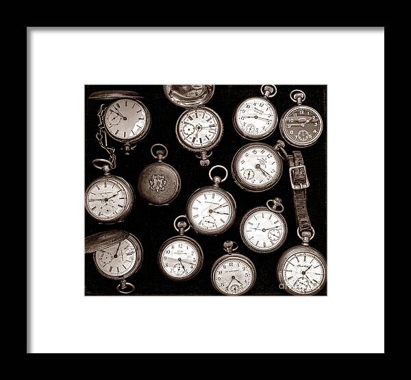 Pocket Framed Print featuring the photograph Time Gone by Olivier Le Queinec