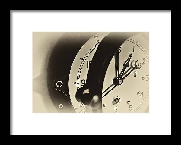 Time Framed Print featuring the photograph Time Release by Greg Jackson