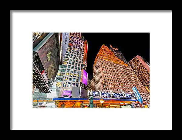 Travel Framed Print featuring the photograph Time Square by Peter Lakomy