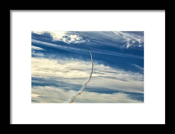 Aircraft Framed Print featuring the photograph Time to Bail by Mark Steven Houser