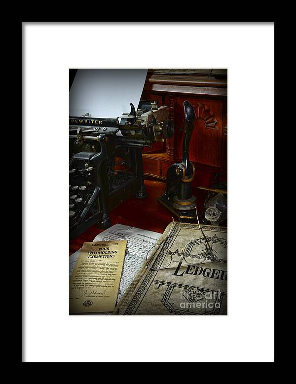 Paul Ward Framed Print featuring the photograph Time to Pay Your Taxes by Paul Ward