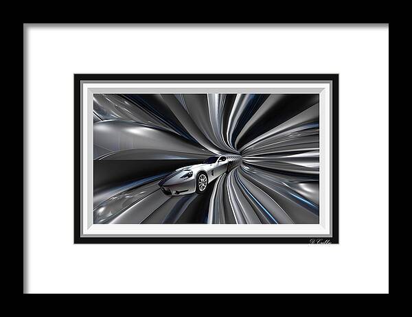 Car Framed Print featuring the photograph Time Warp by Davandra Cribbie