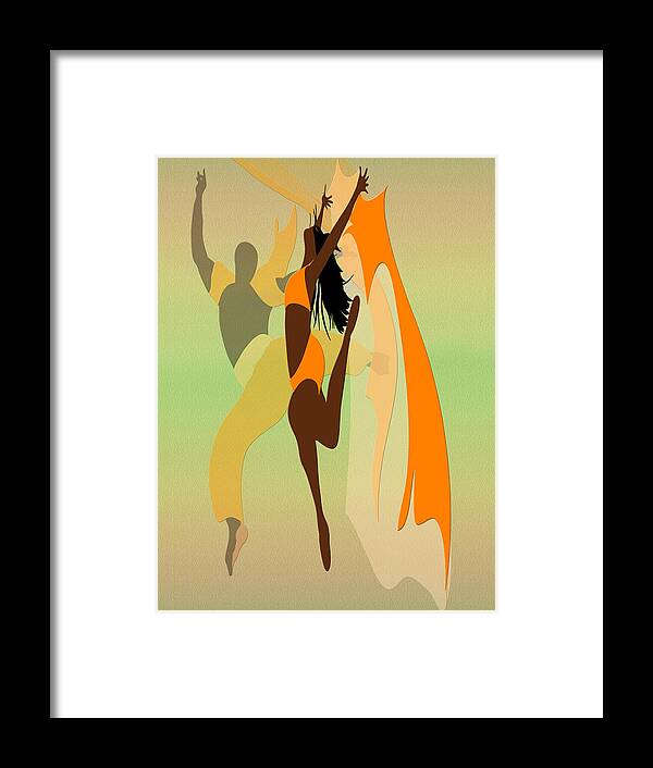 Dancer Framed Print featuring the digital art Tiny Dancer by Terry Boykin