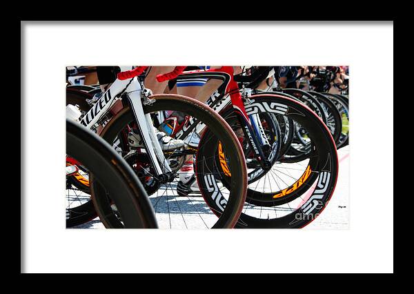 Cycling Framed Print featuring the photograph Tire Kingdom by Steven Digman