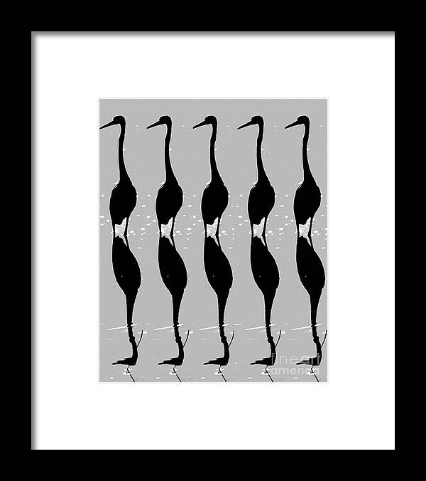 Bird Framed Print featuring the digital art To the Left by Lizi Beard-Ward