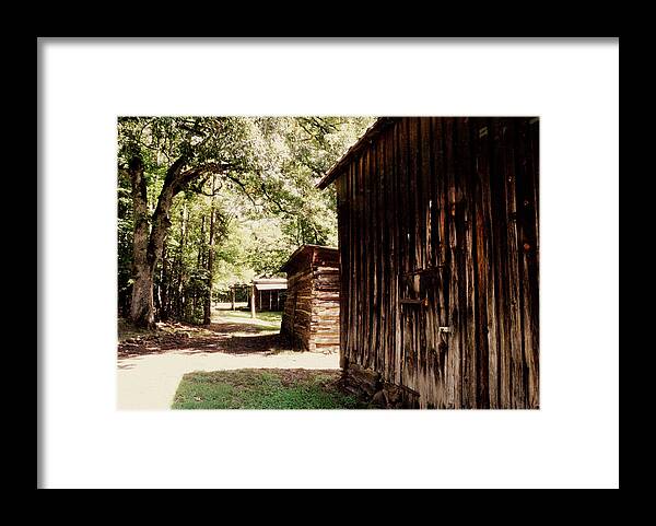 Country Landscape Framed Print featuring the photograph Tobacco Back in Time by Kim Galluzzo