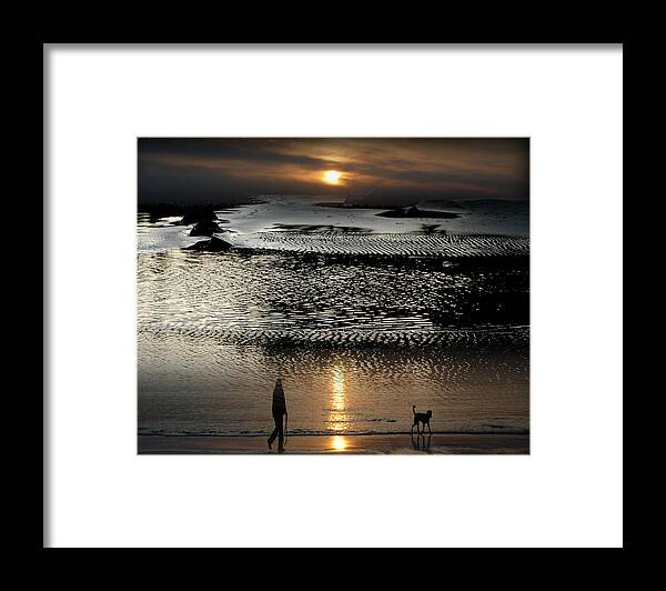 Beach Framed Print featuring the photograph Tofinoscape Dusk by Lyn Perry