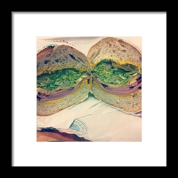 Togos Framed Print featuring the photograph #togos For My Post Workout Meal As I by Joseph Hudson
