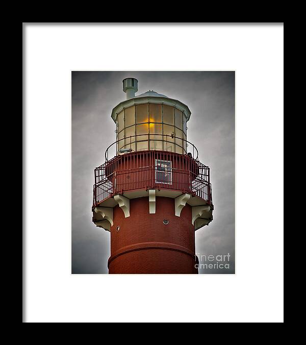 Lbi Framed Print featuring the photograph Top of Barney 2007 - Hawk's Perch by Mark Miller