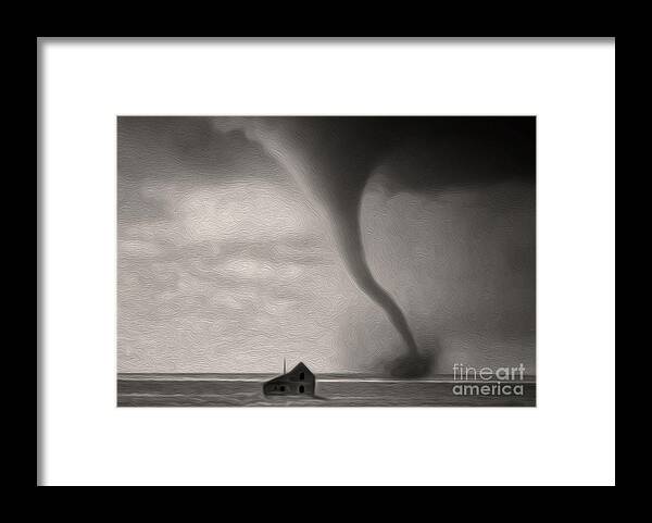 Tornado Framed Print featuring the photograph Tornado by Gregory Dyer